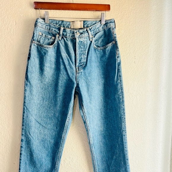 Everlane 90s Cheeky High Rise Crop 28 Straight Leg Jeans - Picture 1 of 16